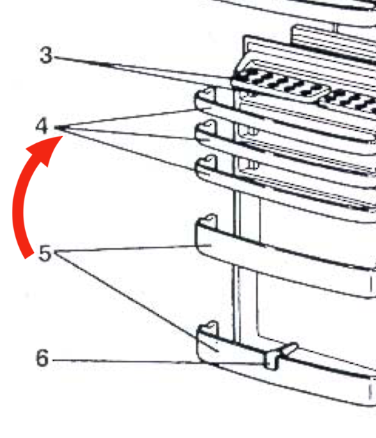 Mitsubishi Fridge Middle Or Upper Shelf Shelf