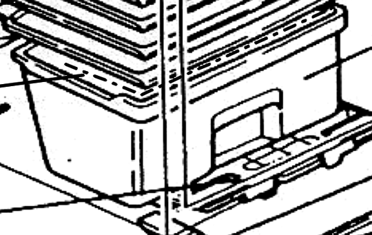 Mitsubishi Fridge Veggie Bin MR-360J, MR-395J, MR-360M,