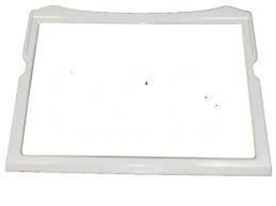 Mitsubishi Fridge Glass Shelf Or Veggie bin cover MR-385S, MR-385T, MR-385U, MR-385X, MR-385C, MR-420S, MR-420T, MR-420U, MR-420X, MR-420C, MR-455S