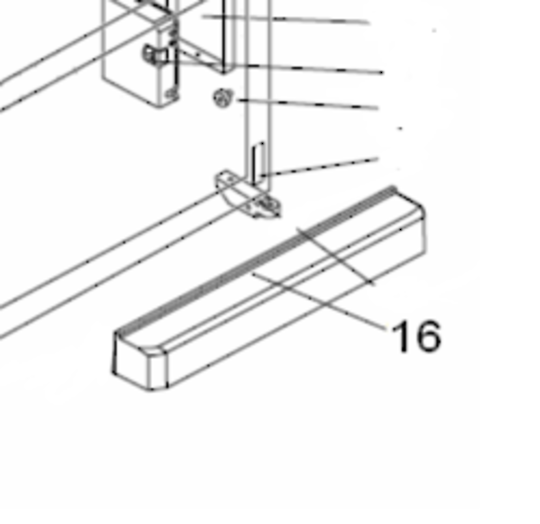 Mitsubishi Fridge Kick Panel Toe Grill Plate