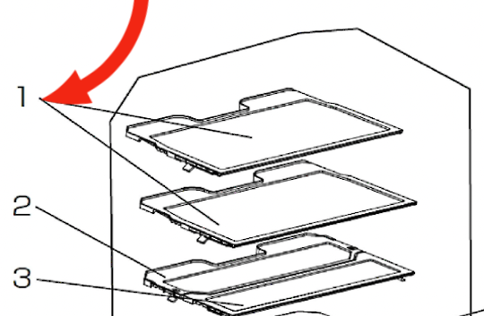 Mitsubishi Fridge Glass Shelf 1ST Or Snd
