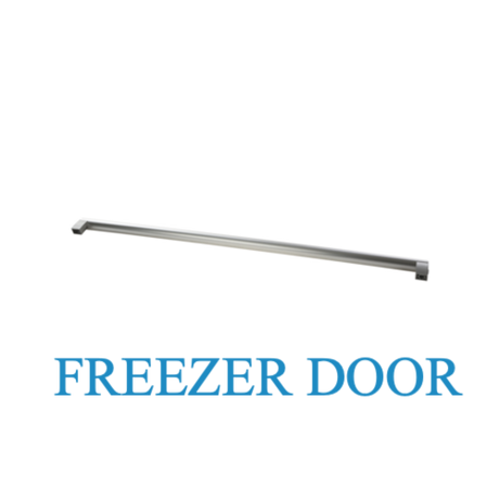 Bosch Freezer Section Door Handle KAN56V40AU/06, ***46052