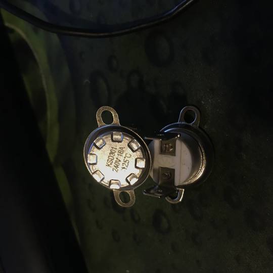 Oven Limiter 125C Cut Out Thermostat Closed Circuit 125 Degree, KSD301