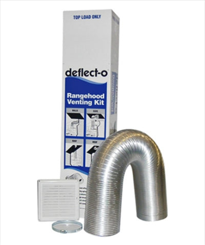 Fisher Paykel and Other Brand Dryer Ventilation Kit Rangehood Eave Vent Kit -Semi -Rigid Ducting -125MM Outlet