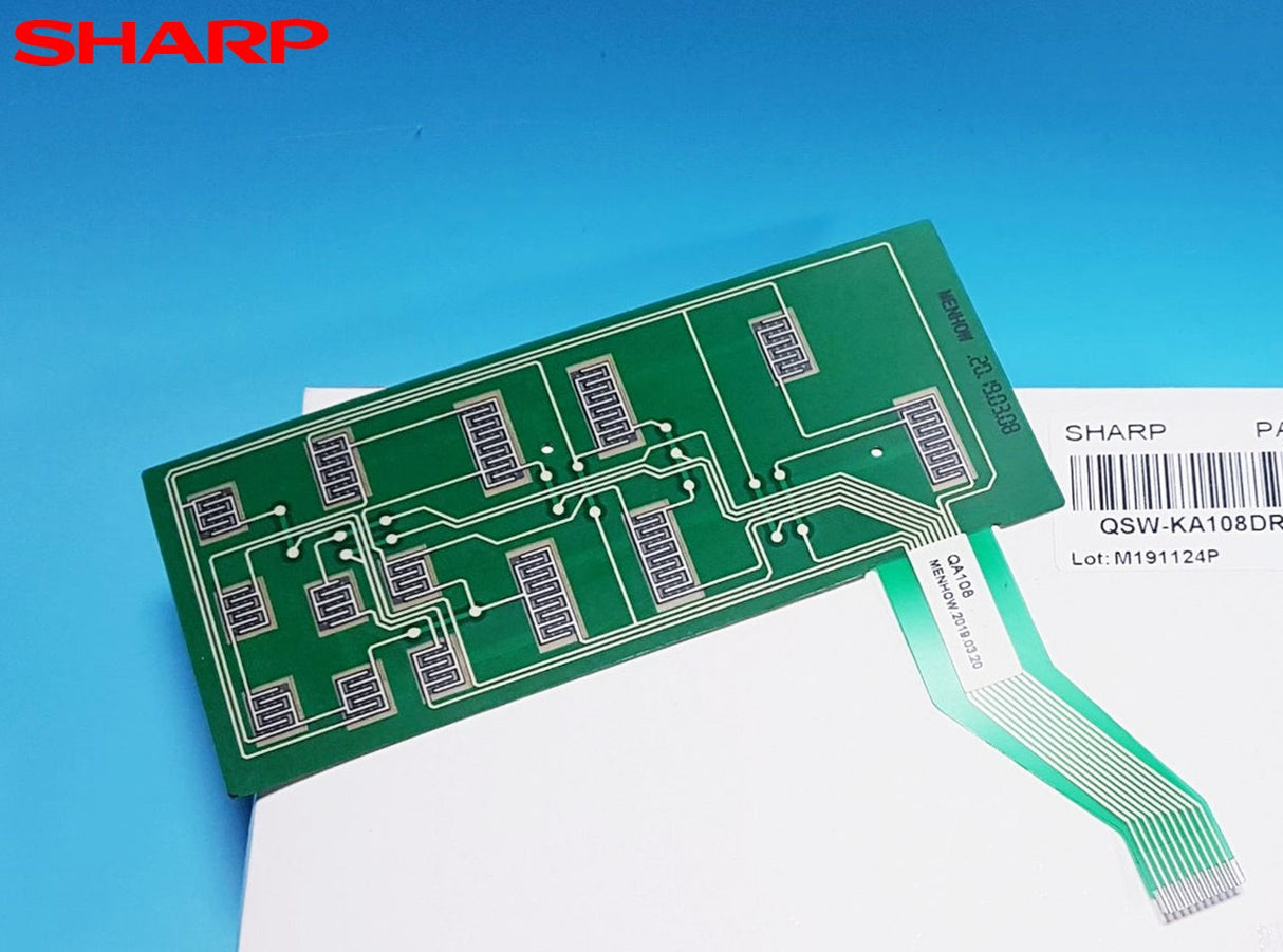 Sharp Microwave Control Unit Memebrance Card R-395Y R-380I R-390I R-3801 R-3901
