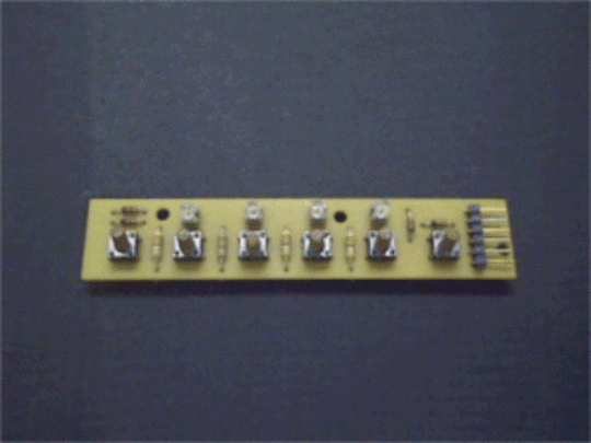 Smeg Rangehood Pcb Display Board Push Switch Gi 198 L, GI198L60, GI198L90, G1198L, NO LONGER AVAILABLE