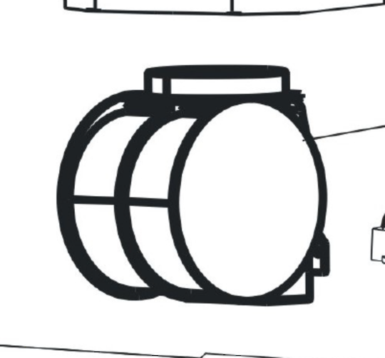 Smeg Rangehood Motor With Capacitor SFL90LEDSS, STB15STB13, STB90LEDSS