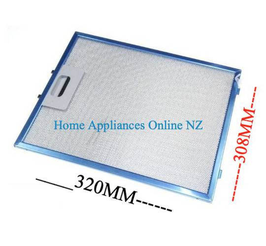 Baumatic and Classique and Other Brand Ranghood Filter Classique Rangehood 320MM X 308MM