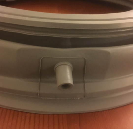 LG Washing Machine Door Seal Gasket WD1200D, With Hole In Bottom *ER1005C