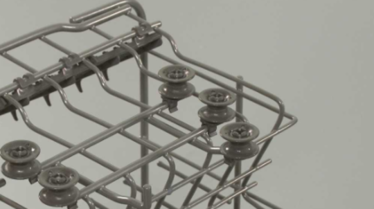 Delonghi Baumatic Classique Inalto LG Omega Upper Rack Scrolling Wheel Roller