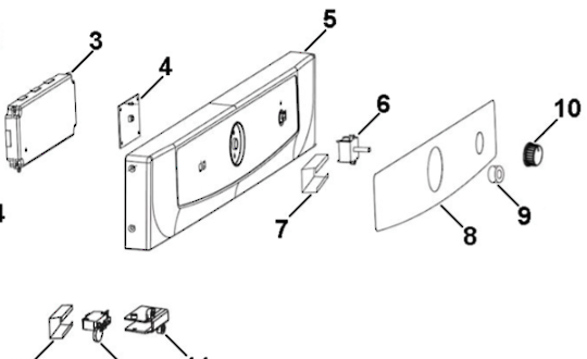 Haier Dryer Control Pael Decal Inver HDY-D60, **H0180500070A