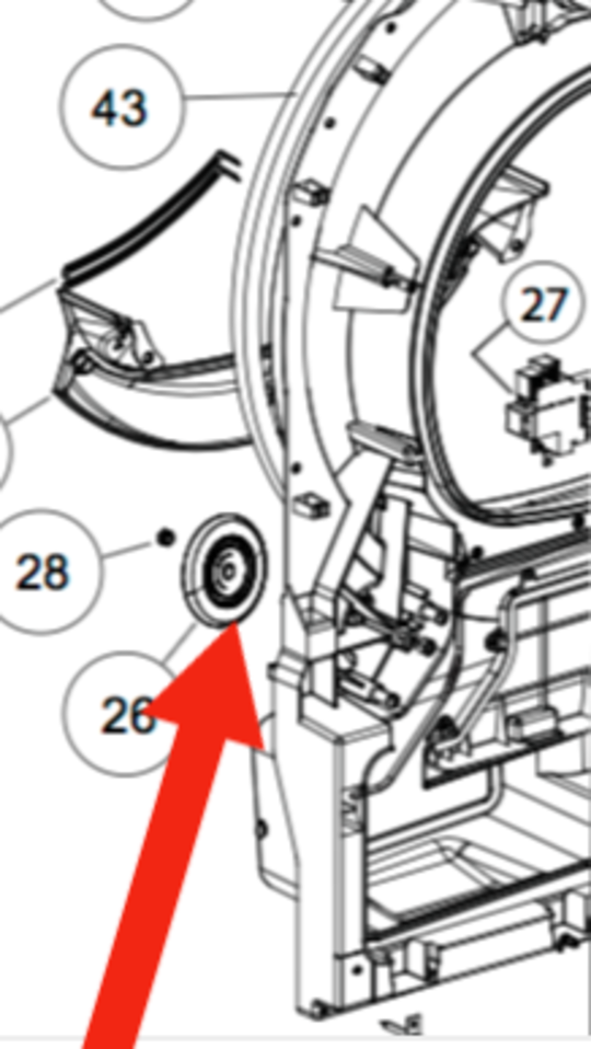 Fisher & Paykel Dryer Front Drum Bearing Guide Kit (Pack of 2)