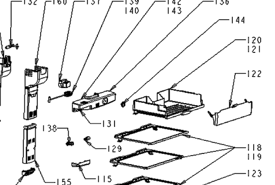 Whirlpool Fridge Chiller Tray 6WRI27N, 6WRI27N