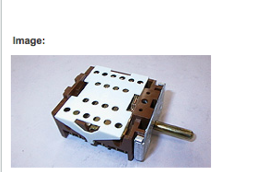 Fisher Paykel Selector Switch Multi Function 572242