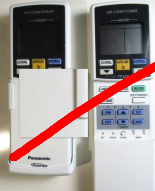 Panasonic Air Condition and Heat Pump Remoter Controller 14860