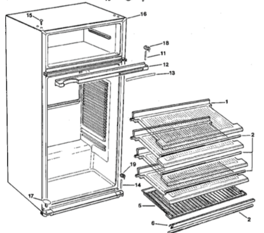 Fisher Paykel Fridge Glass Shelf for 790MM Wide Fridge Cabinet Also Replacing Plastic Shelf N5 and E5 Series