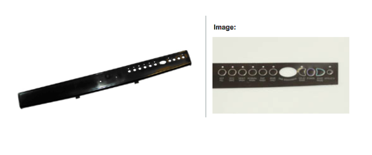 Fisher Paykel Dishwasher Control Panel and Decal Black 918TD