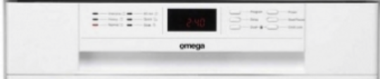 Omega Dishwasher Control Panel White ODW707WB