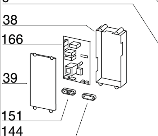 Baumatic Rangehood Pcb Controller Board Main BKG60PP