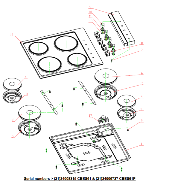 Everdure Cooktop Terminal Box CBES61, HEC604SK
