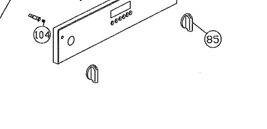 Omega Everdure Oven Knob Knob S/S OG72XA