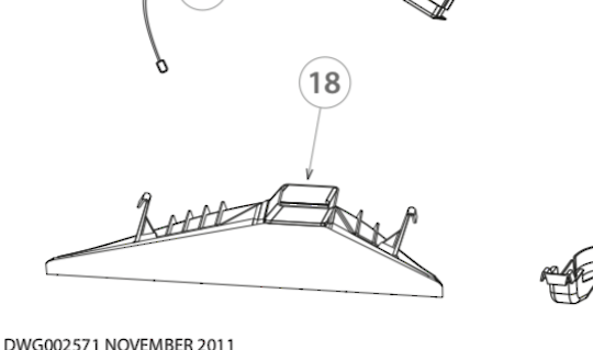 Fisher Paykel Dishdraw Airduct Front 1522578