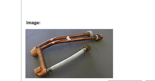 Robin Hood and Fisher Paykel Body and Pipe Assy Left Side ST3100, ST3110, ST4000, Most St Modles