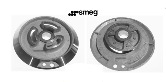 Smeg Cooktop Wok Burner Crown Base Skirt Alloy NZ634ESS, NZ634, S86XMFV, SNL854X