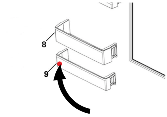Haier Fridge Bottom Shelf On Door H2MK23214061000N Is No Longer Available