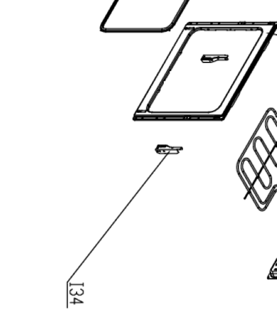 Omega Oven Door Hinge Support OF6062WZ