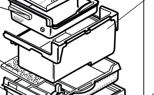 Mitsubishi Fridge Veggie Bin Case No Longer Available