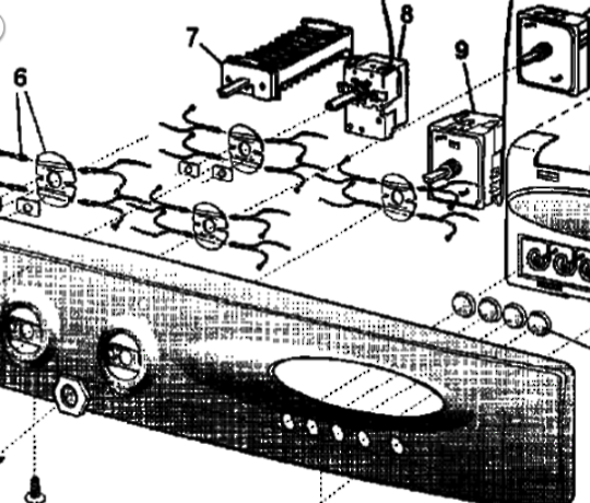 Westinghouse Simpson Oven Multi Function Switch Selector Switch PDVJ792W*12 PDVJ792S*12 POVJ782S POVJ782W PDVJ792S PDVJ792W POH7