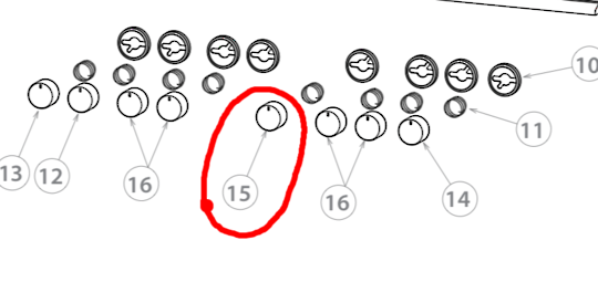 Fisher Paykel Cooktop Knob Dual OR90SDBGFX2, 80808A Only, *5642