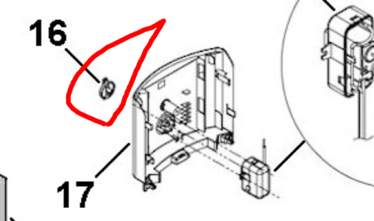 Haier Fridge Thermostat Knob HRf-HRf-335FW, HRf-297FW, HRf-297FG, HRF335FG, HRF-224FG, HRF-224FW, HRF-261FG