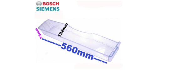 Bosch Fridge Bottle Shelf KSU405916W 75MM Tall