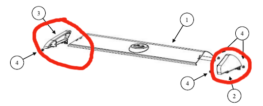 Robin Hood and Fisher Paykel Supertub Control Panel End Cap Right & Left Side ST3601 , ST3701, ST3702, ST3782