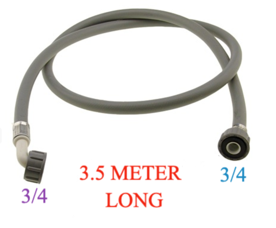 Washing Machine and Dishwasher Inlet Hose - 3.5 Meters (Cold Only)