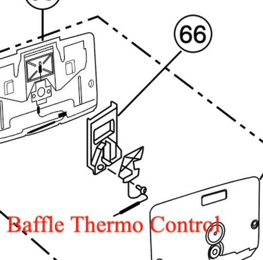 Panasonic Fridge Freezer Baffle NR-BY552XSAU NR-BY552XWAU NRBY552XSAU NRBY552XWAU