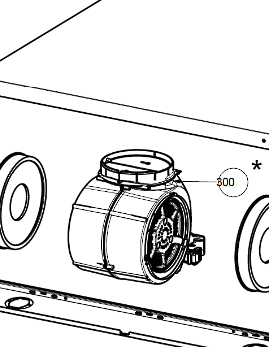 Smeg Rangehood Kit Fan Motor Group 8