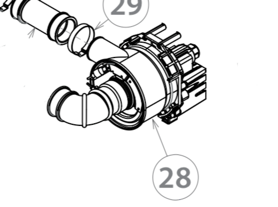 Fisher Paykel Elba Dishwasher Wash Motor Wash