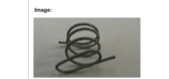 Fisher Paykel Oven Cooktop Electrode Spring GC600,