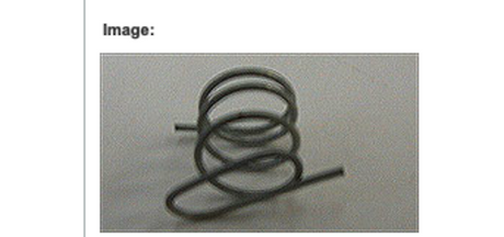 Fisher Paykel Oven Cooktop Electrode Spring GC600,