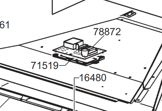 Smeg Oven Main Pcb SCA712-3, SCA712-2, *50783