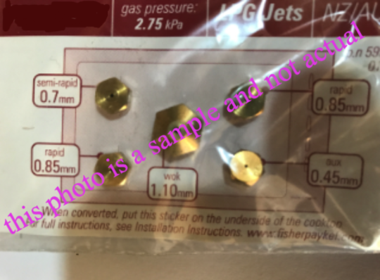 Fisher Paykel Cooktop CG913T, CG912T, 80034, 87996,