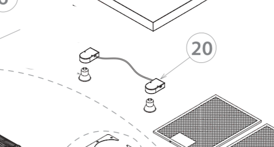 Delonghi Elba Fisher Paykel Rangehood Lamp Holder