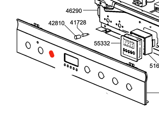 Smeg Oven Control Panel SNZ61MFX1