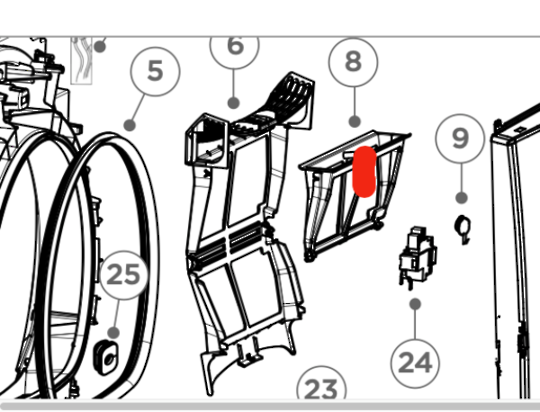 Fisher Paykel Haier Dryer Lint Filter Inner