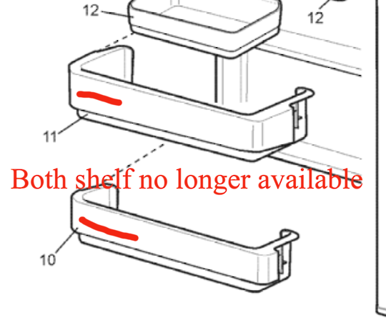 Westinghouse and Simpson Fridge Door Full Bottle