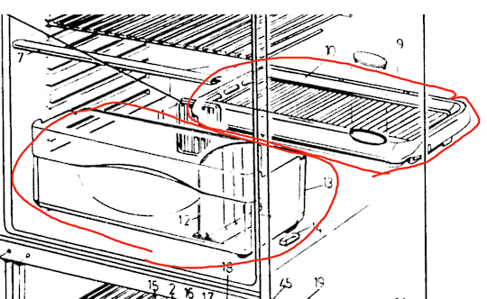 Westinghouse and Simpson Fridge Veggie Bin and
