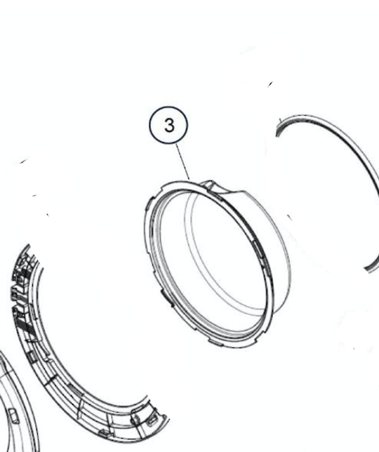 Simpson Dryer Door Glass SDV457HQWA, Electrolux EDV605HQWA